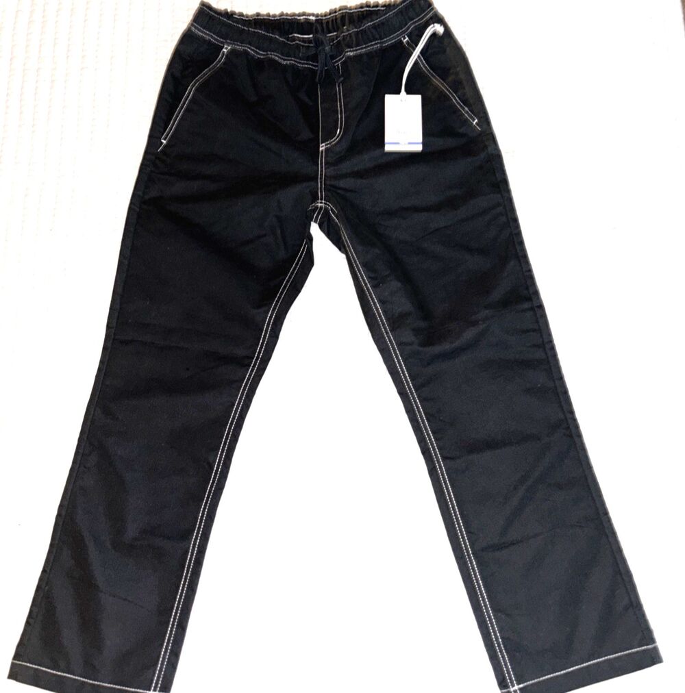 Katin Boy's Large (14-16) Black Wash Surfside Pants NWT SURF SKATEWEAR BEACH